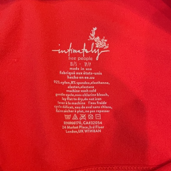 Free people seamless red/bright orange bodysuit - Picture 4 of 4